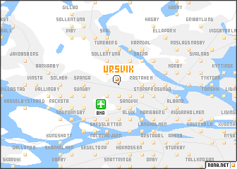 map of Ursvik