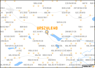 map of Urszulewo