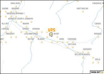 map of Urs