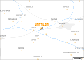 map of Urtalga