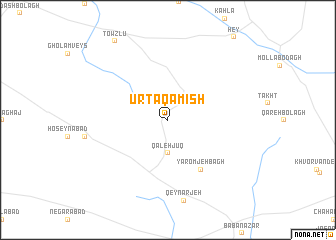 map of Ūrtā Qamīsh