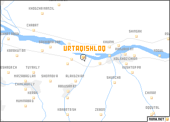 map of Urtaqishloq