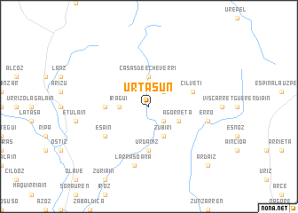 map of Urtasun