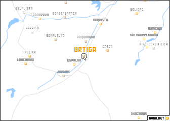 map of Urtiga