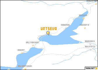 map of Urtseva