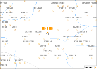 map of Urturi