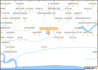 map of Urua Okok