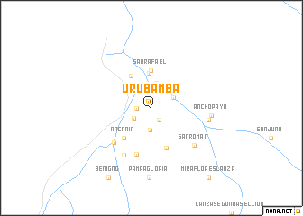 map of Urubamba