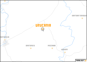 map of Urucânia