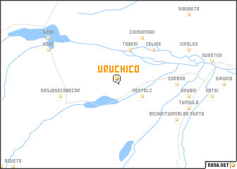 map of Uruchico