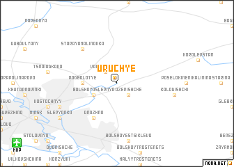 map of Uruchʼye