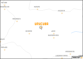 map of Urucuba