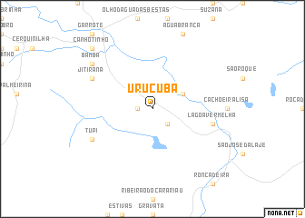 map of Urucuba