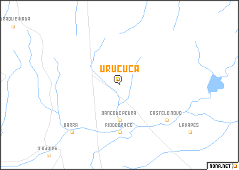 map of Uruçuca