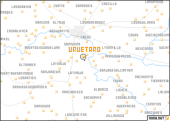 map of Uruétaro