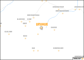 map of Uruhue