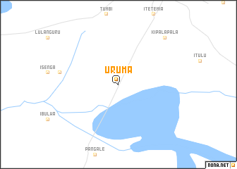 map of Uruma