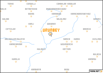 map of Ürünbey