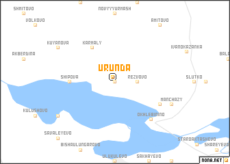 map of Urunda