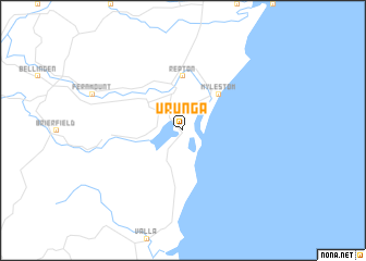 map of Urunga