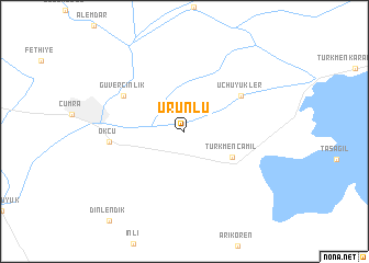 map of Ürünlü