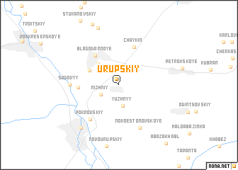 map of Urupskiy