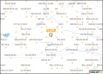 map of Urup