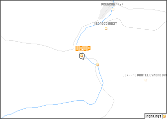 map of Urup