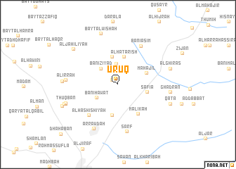 map of ‘Urūq