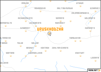 map of Urus-Khodzha