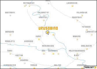 map of Urusobino