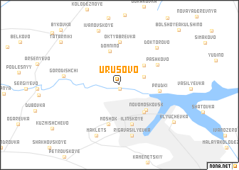 map of Urusovo