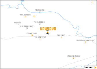 map of Urusovo