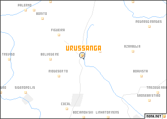 map of Urussanga