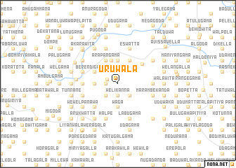 map of Uruwala
