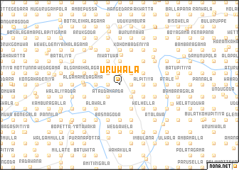 map of Uruwala