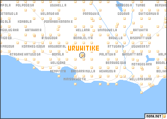 map of Uruwitike