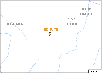 map of Uruyén