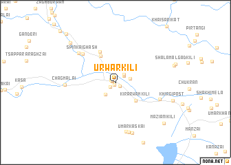 map of Urwar Kili