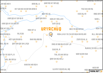 map of Ūryā Chūq