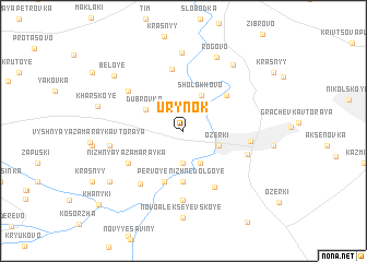 map of Urynok