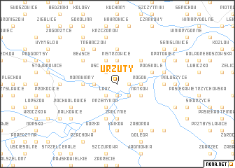 map of Urzuty