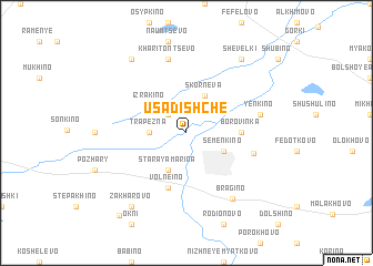 map of Usadishche