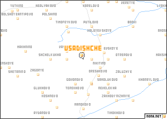 map of Usadishche