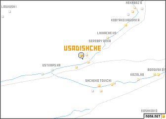map of Usadishche