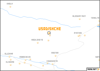 map of Usadishche