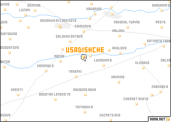 map of Usadishche