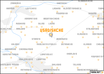 map of Usadishche