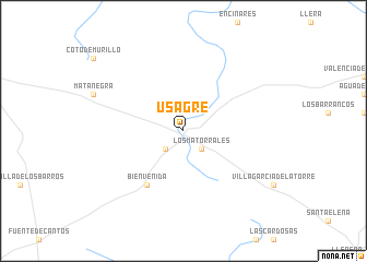 map of Usagre