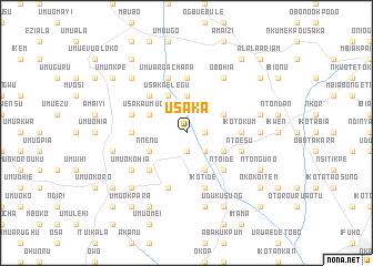 map of Usaka